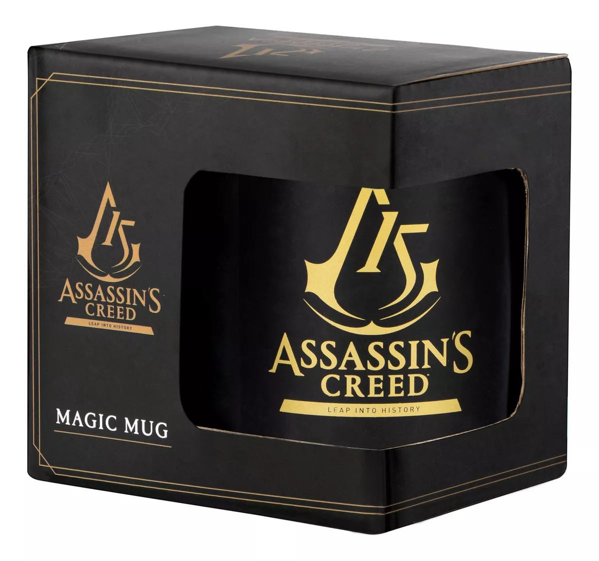 Magic Mug Assassins Creed 15th Anniversary Golden Logo