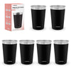 Set de 6 Vasos de Acero Inoxidable y Ecológicos (470 ml)