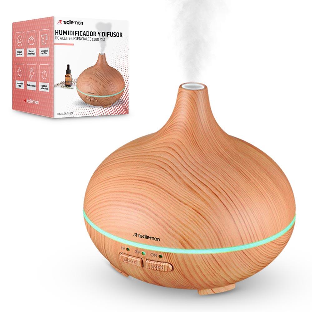 Humidificador y Difusor de Aceites Esenciales para Aromaterapia