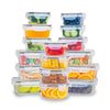 Contenedores para Alimentos (16 Pz con Tapa Hermética)