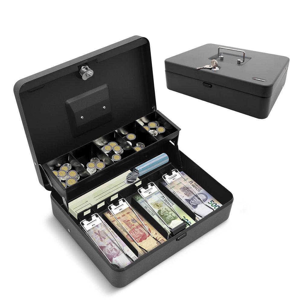 Caja de Seguridad para Dinero con Llaves y Cerradura de Seguridad