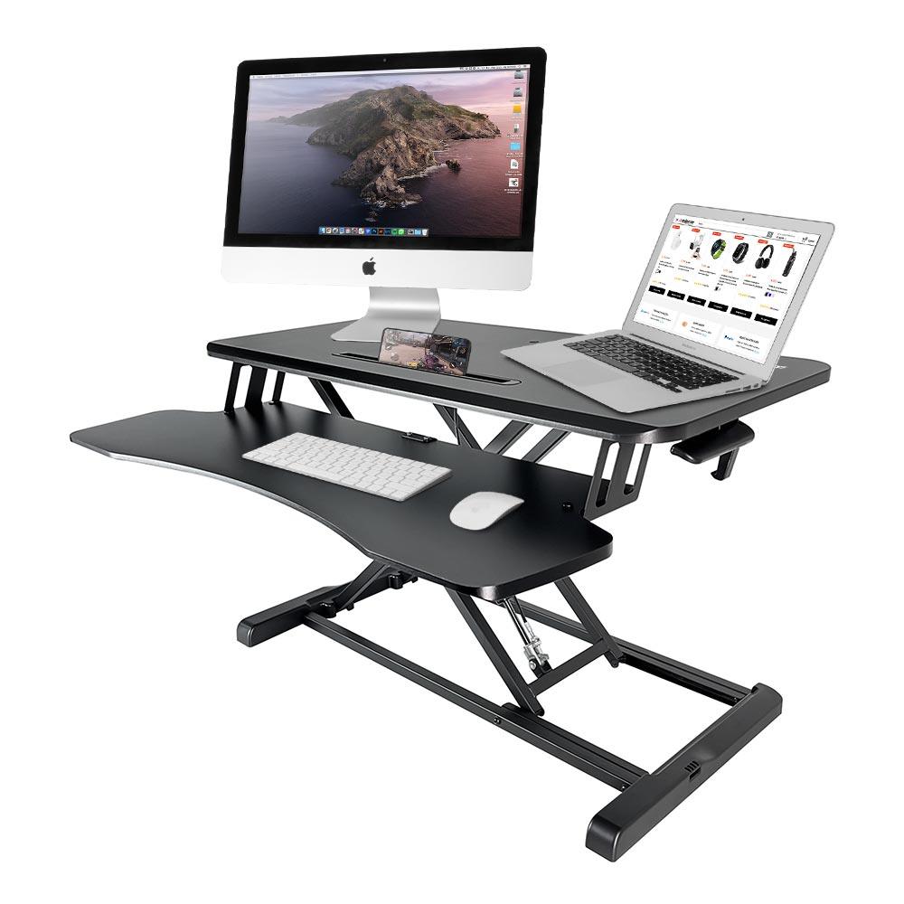 Escritorio De Pie para Computadora tipo Standing Desk Altura Ajustable para Trabajar Parado