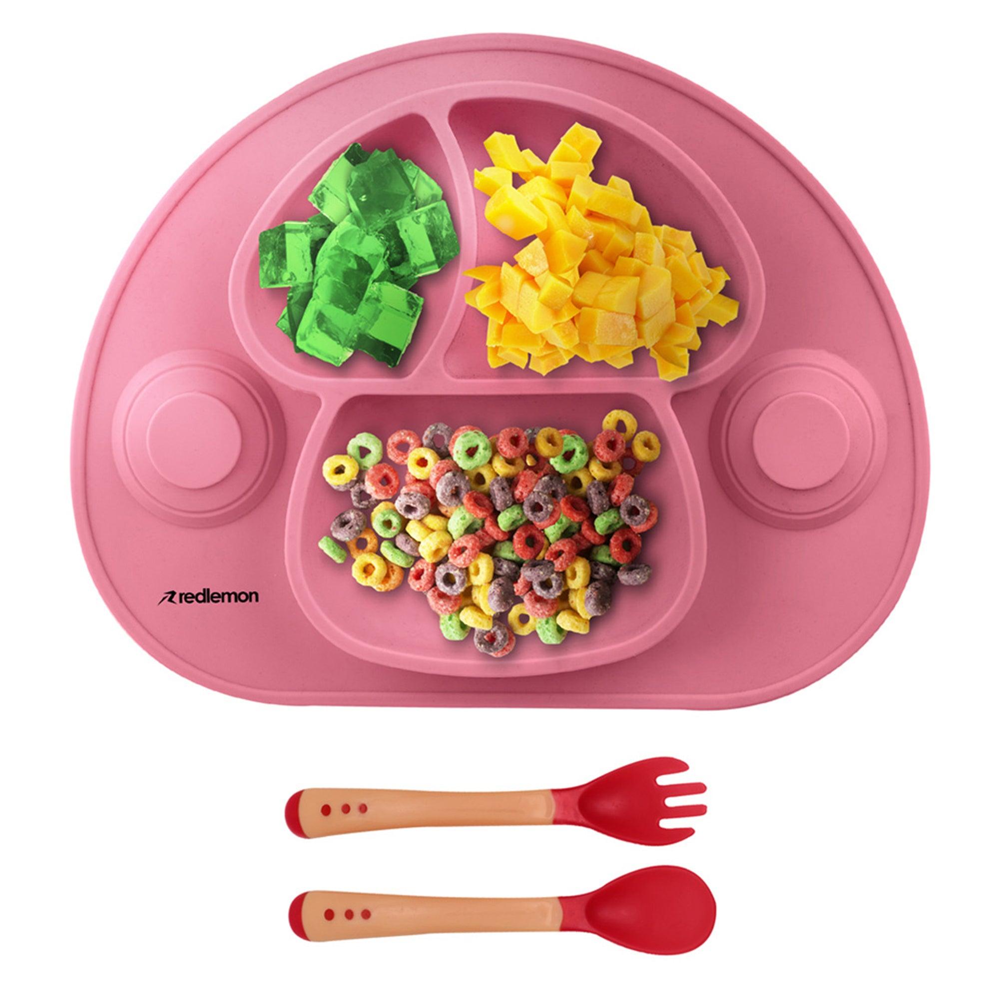Plato para Bebé Antiderrapante y Adherible