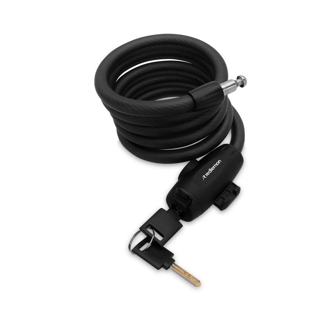 Candado para Bicicleta Básico Extra Largo (1.47m) con Soporte de Montaje y 2 Llaves Incluidas