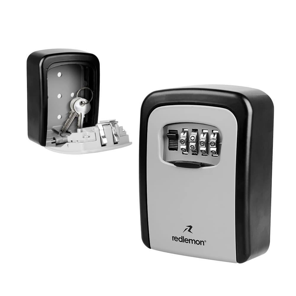 Candado de Combinación con Caja de Seguridad para Almacenamiento de Llaves Empotrable